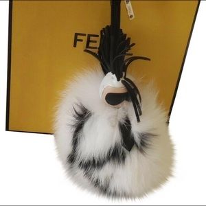 Collectors Karl Lagerfeld Fendi Puff Keychain